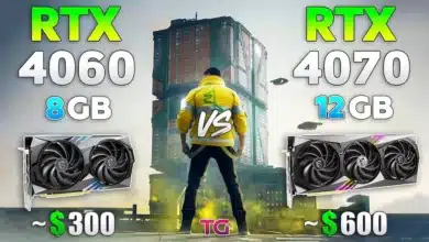 RTX 4070 порівняли з RTX 4060